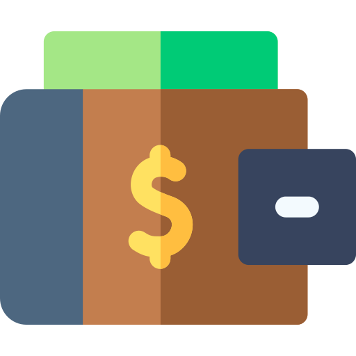 billetera icono gratis