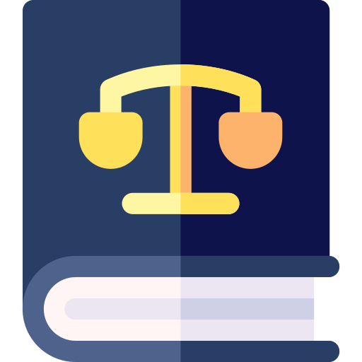 Law book Basic Rounded Flat icon