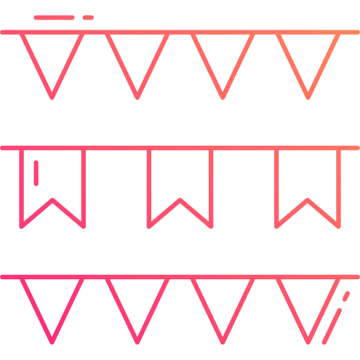 guirnaldas icono gratis