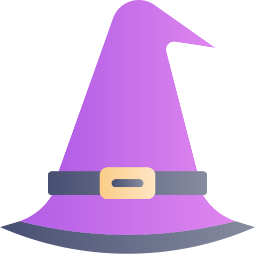 sombrero de bruja icono gratis