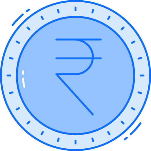 rupia india icono gratis