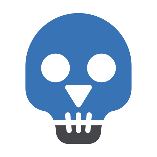 Skull Generic Blue icon