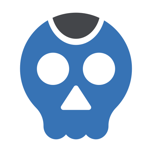 Skeleton Generic Blue icon