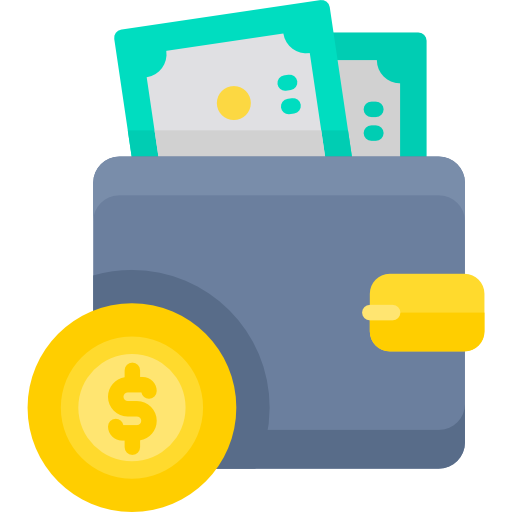 billetera icono gratis