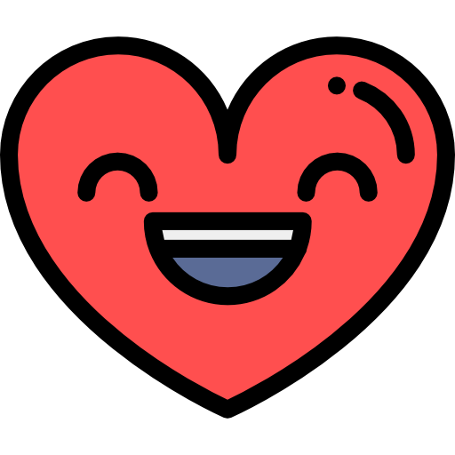 Heart Detailed Rounded Lineal color icon