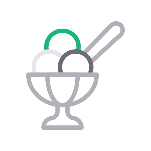 taça de sorvete grátis ícone taça de sorvete grátis ícone
