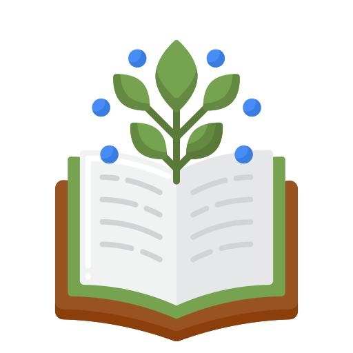 libro de ecología icono gratis