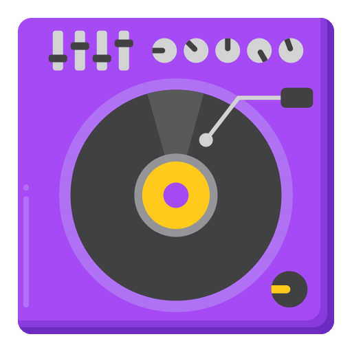 Turntable - Free electronics icons