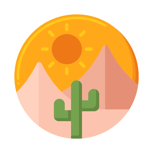 Desert Flaticons Flat icon