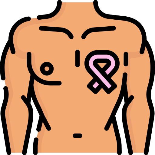 Breast cancer free icon
