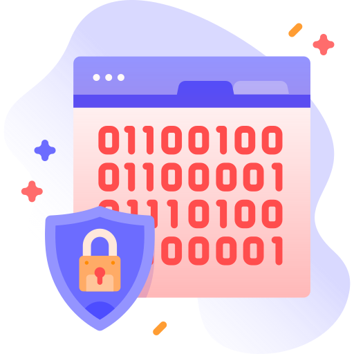 cifrado de datos icono gratis