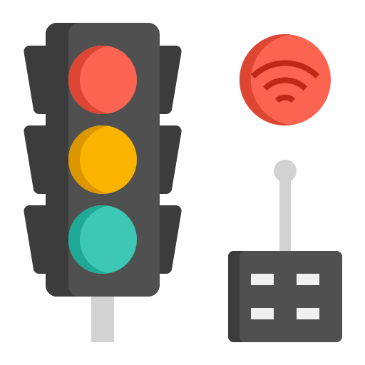 control de trafico icono gratis