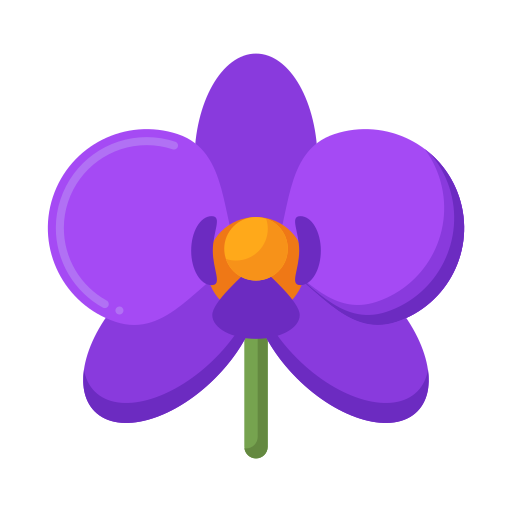 orquídea icono gratis