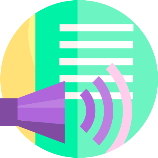 transcripción icono gratis