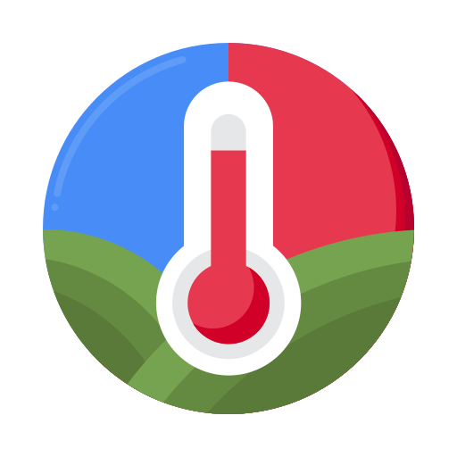 la temperatura icono gratis