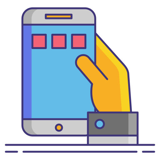 aplicación movil icono gratis