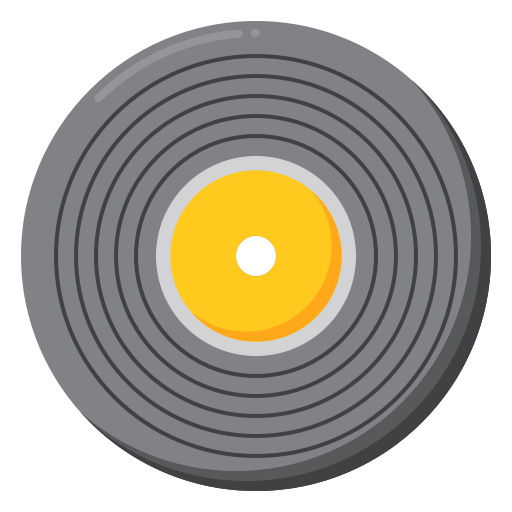 Vinyl disc - Free music and multimedia icons