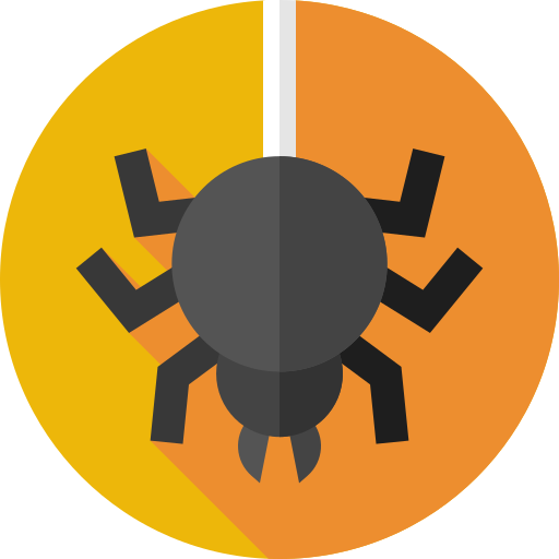 Spider Flat Circular Flat icon