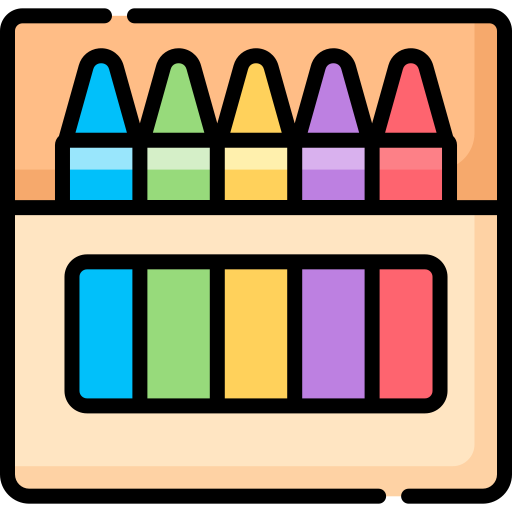 Crayons Clip Art Set - 20 Colors - Personal & Commercial Use