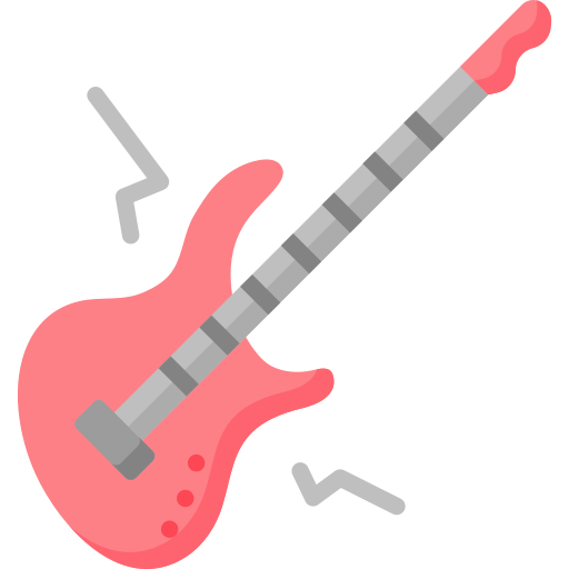 guitarra electrica icono gratis