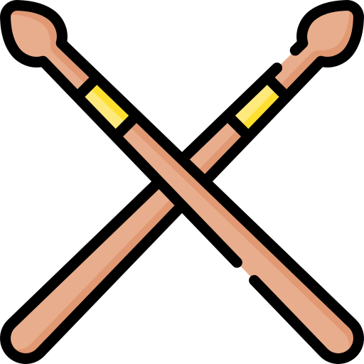 Drumsticks free icon Drumsticks free icon