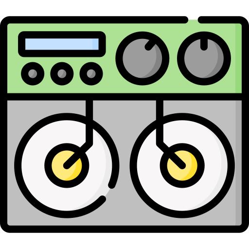 Turntable Special Lineal color icon