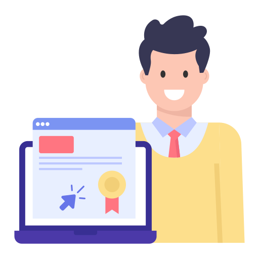 educación en línea icono gratis