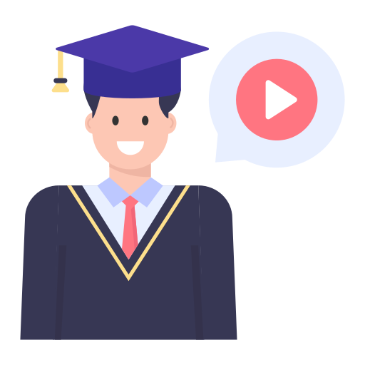 educación en línea icono gratis