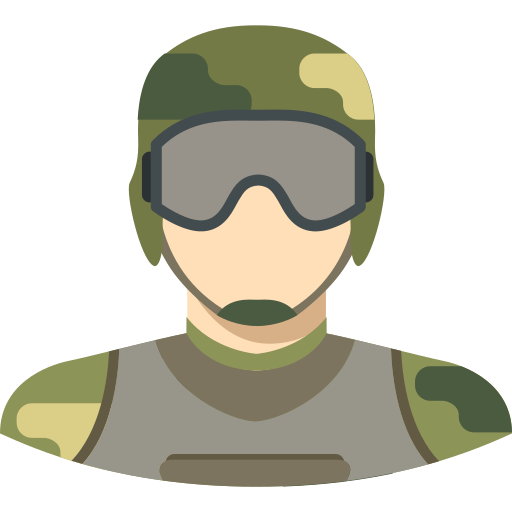 soldier face 3d rendering icon illustration 28584654 PNG