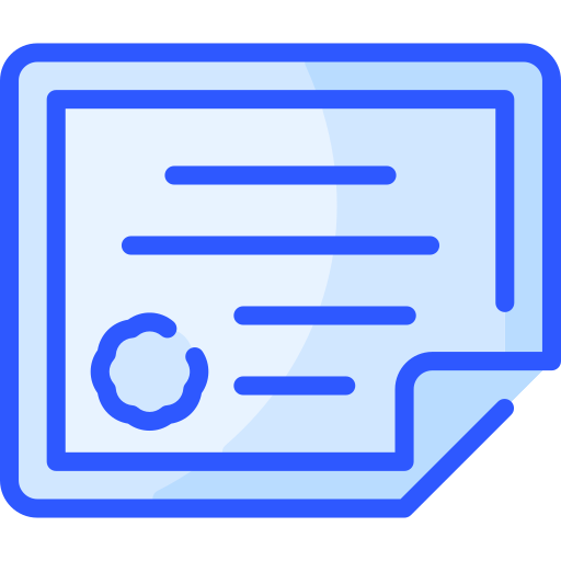 zertifikat kostenlos Icon zertifikat kostenlos Icon