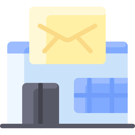 bureau de poste Icône gratuit
