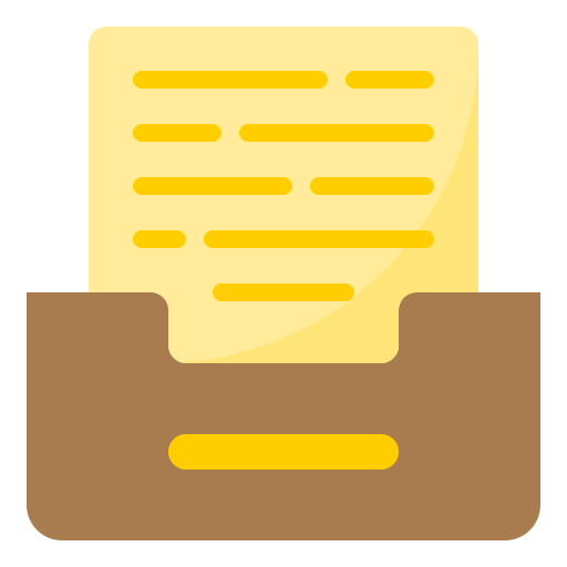 Document srip Flat icon