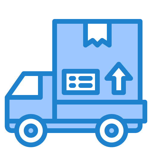 Truck - Free shipping and delivery icons