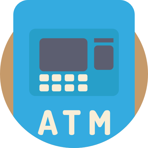 atm grátis ícone atm grátis ícone