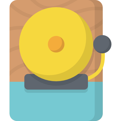 sino da escola grátis ícone sino da escola grátis ícone