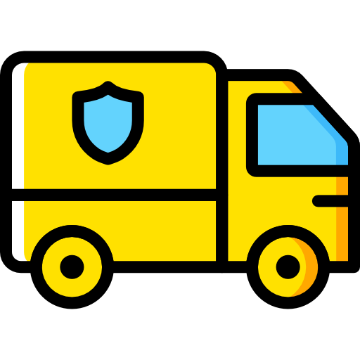 camión de carga icono gratis