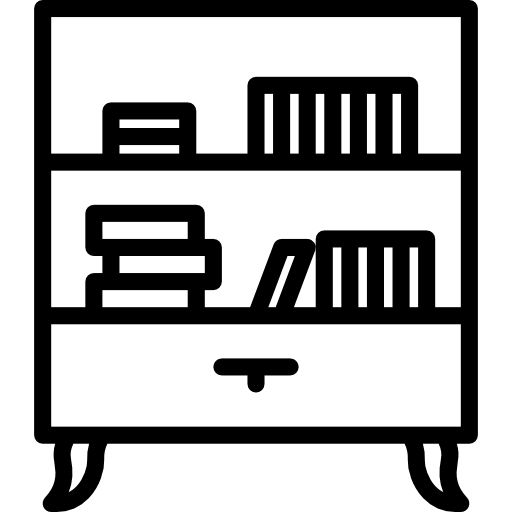 Bookshelf free icon