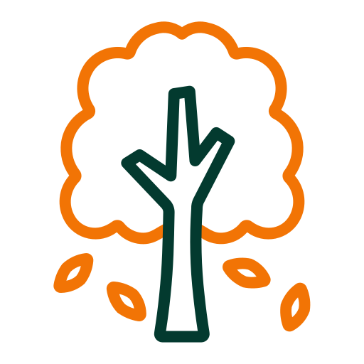 arbol de otoño icono gratis