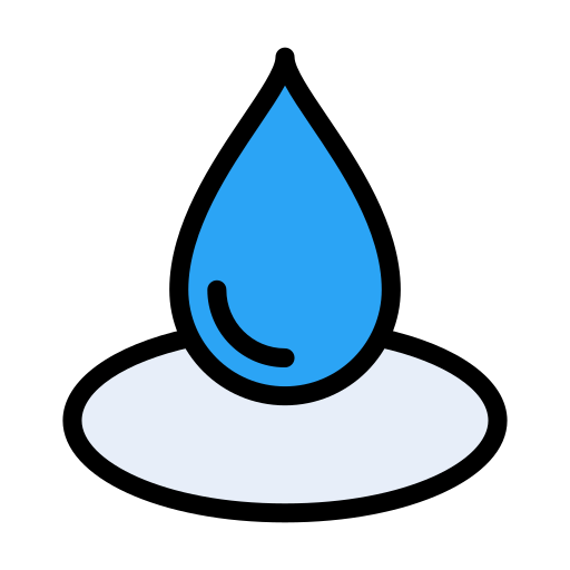 Drop Vector Stall Lineal Color icon