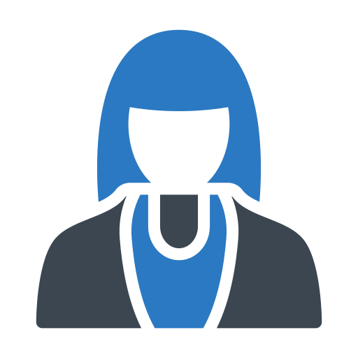 Woman Generic Blue icon