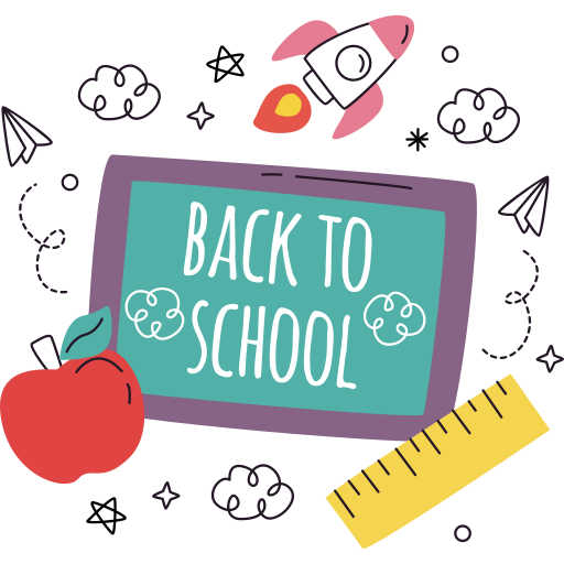 back to school' Sticker | Spreadshirt