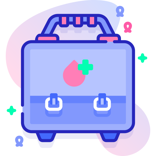 caja médica icono gratis