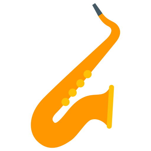 saxofón icono gratis