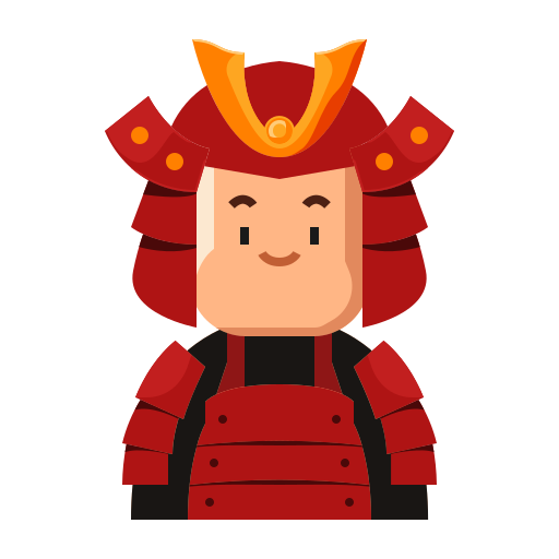 samurai icono gratis