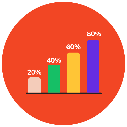 gráfico de barras icono gratis