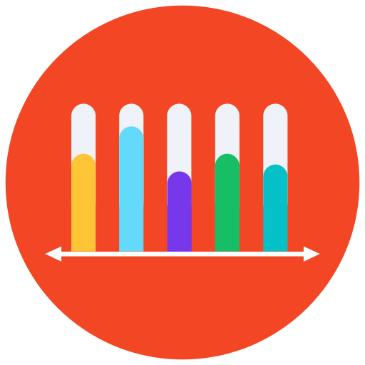 gráfico de barras icono gratis