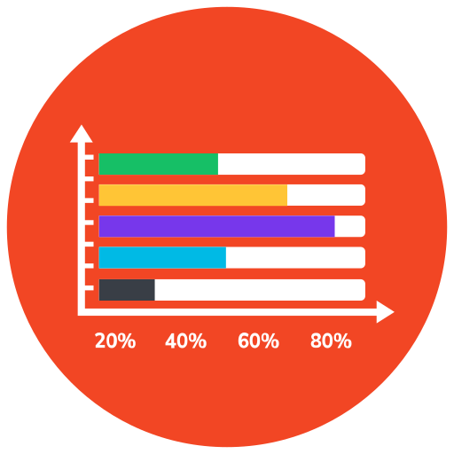 gráfico de barras icono gratis