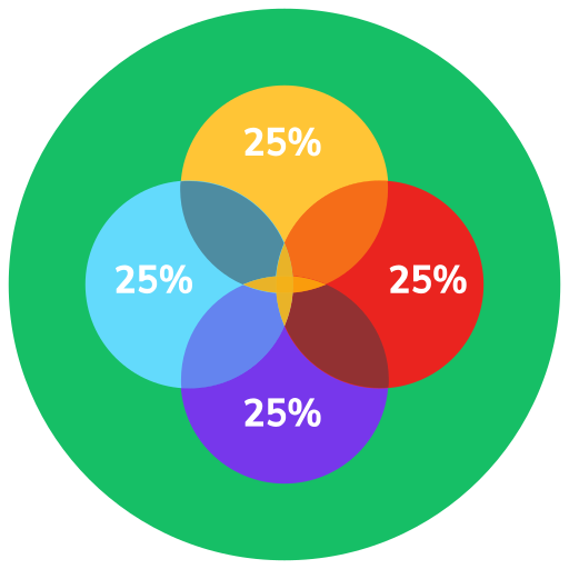 diagrama de venn icono gratis