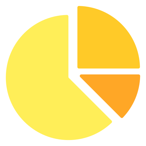 gráfico circular icono gratis