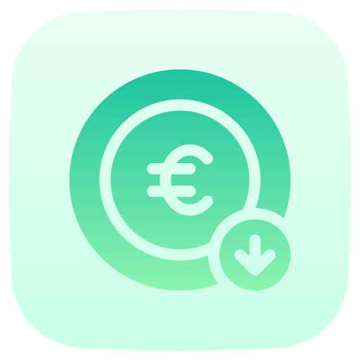 euro icono gratis